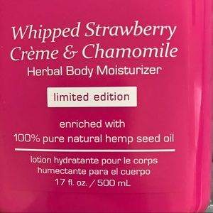 HEMPZ Other - HEMPZ Whipped strawberry creme & chamomile HEMPZ Other - HEMPZ Whipped strawberry creme & chamomile